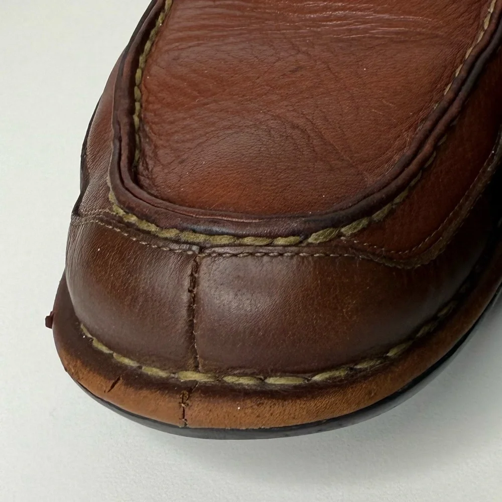 Timberland Smart Comfort System Brown Leather Loafer Shoe Dress Casual Men 10